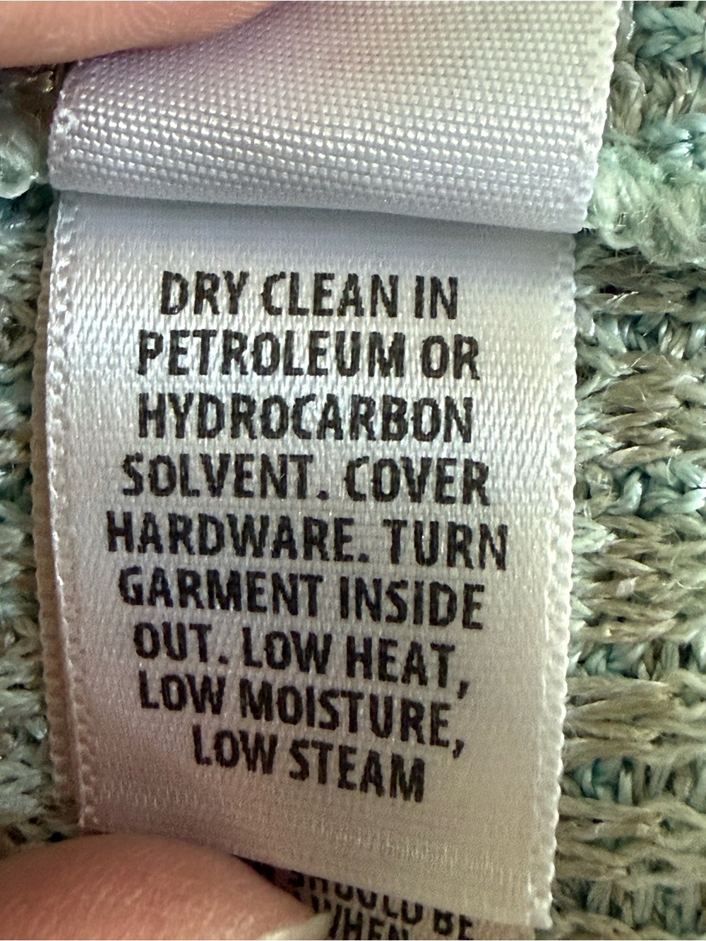 St. John Collection Iridescent Sequin Tweed Open Front Jacket in Seafoam - Picture 12 of 13